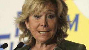 Esperanza Aguirre: "No hay que poner el grito en el cielo por fumar en algunas salas de algunos casinos"