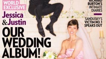 Jessica Biel se casa de rosa con Justin Timberlake (FOTOS)