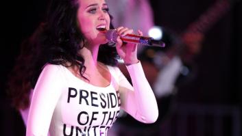 Katy Perry: papeleta electoral en apoyo de Obama (FOTOS, VÍDEO)