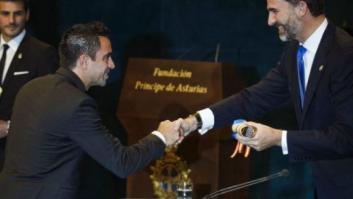Xavi dona a un programa social los 25.000 euros obtenidos por el Príncipe de Asturias (FOTO)