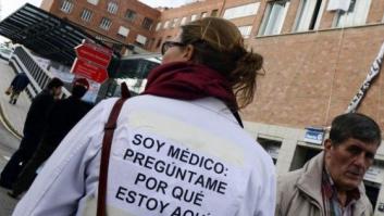 Huelga en la sanidad madrileña: "Soy médico. Pregúnteme por qué estoy aquí" (FOTOS)