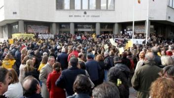 Funcionarios de justicia realizan un "apagón informático" contra los recortes y las tasas judiciales