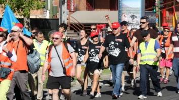 La Marcha Negra de los mineros unirá este martes sus columnas en Madrid
