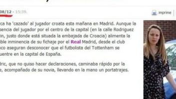 Marca "caza" a Modric en Madrid con una foto retocada (TUITS)