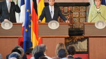Merkel, Hollande, Monti y Rajoy anuncian 130.000 millones para reactivar el crecimiento europeo