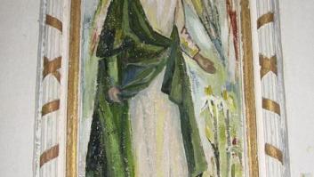 Ecce Homo: Monegros también tiene una mala restauración de un ángel y una virgen en Sariñena (Huesca) (FOTOS)