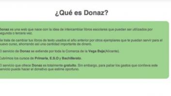 Donaz: una página para intercambiar gratis libros de texto