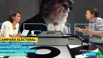 El pique entre Ana Pastor y Pablo Iglesias en 'El Objetivo': "Disculpe que interrumpa sus preguntas con mis respuestas"