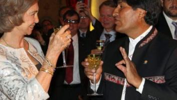 La reina Sofía a Evo Morales: "Ahora ustedes van a ser los ricos, nosotros los pobres"
