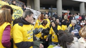 Jueces, fiscales y funcionarios paran contra Gallardón