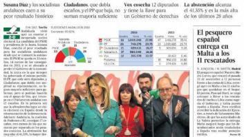 Susana Díaz advierte de una "regresión de magnitudes históricas" en Andalucía