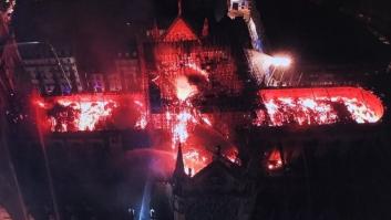 Así se ve el incendio de Notre Dame desde un dron