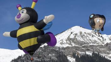 9 fotos espectaculares de globos aerostáticos en los Alpes (FOTOS)