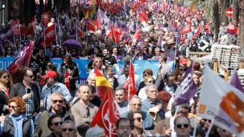 Las mejores fotos de las manifestaciones por el Día del Trabajador