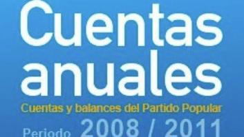 El PP publica las 'cuentas A' del partido entre 2008 y 2011 (PDF)