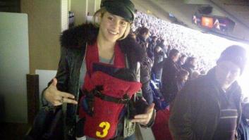 Milan Piqué va al Nou Camp por primera vez, Shakira sube la foto a Twitter y el Barça golea
