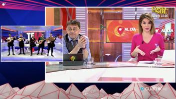 Tensión entre Risto y Carme Chaparro en 'Todo es mentira': "Como compañero te pido..."