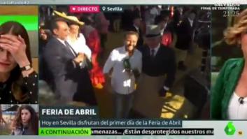 La cara de Eva González tras lo que un hombre le dijo en pleno directo de 'Liarla Pardo'