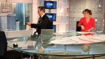 Ojo a lo que ha ocurrido en el plató de Telecinco en pleno informativo: "Esto no me ha pasado nunca"