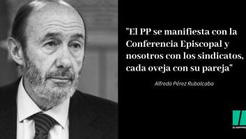 Sánchez acusa al PP de "usar" hoy a Rubalcaba como ejemplo años después de acusarle de "cómplice de ETA"