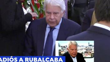 "En vida...": el reproche de Felipe González al recordar (en 'Espejo Público') la figura de Rubalcaba