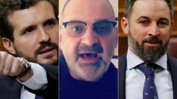 Antón Losada define con tres palabras los discursos de Casado y Abascal y se lleva la gloria en Twitter