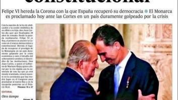 Felipe VI se disculpa tras el percance que sufrió una periodista: “El culpable he sido yo"