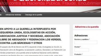 Crean una web para que los ciudadanos puedan unirse a la querella de IU contra Bárcenas