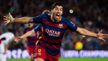 Suárez salva al Barça (2-1) y el Valencia gana al Lyon (0-1)