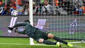 El Madrid gana la Supercopa de España en los penaltis con un gran Courtois (4-1)