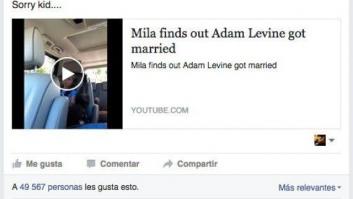 La viral reacción de una niña al enterarse de la boda de su ídolo, el cantante de Maroon 5