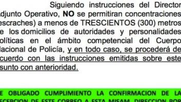 El SUP tilda de "ignorancia dolosa" la orden de prohibir los escraches a menos de 300 metros