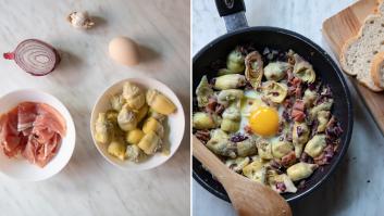 Recetas fáciles: revuelto de alcachofas con jamón
