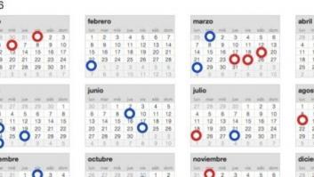 Calendario laboral 2016: estos son los días festivos