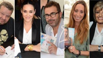 26 ¿escritores? posando con sus libros en Sant Jordi (FOTOS)