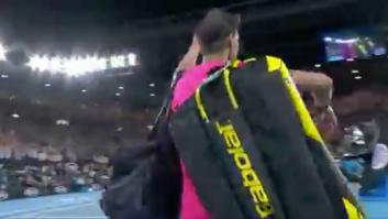 Lo que ha ocurrido en la pista de Australia tras la eliminación de Nadal deja claro que es uno de los grandes