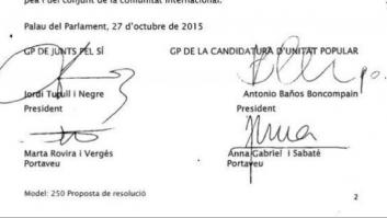 Los 'negociadores' independentistas