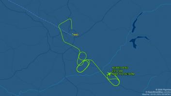 Este es el recorrido que ha hecho el avión desde que ha salido de Barajas