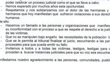 Guatemala empieza a hacer justicia
