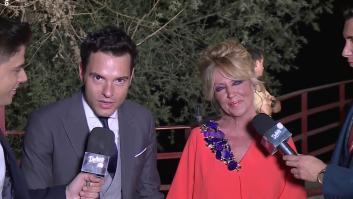 Lydia Lozano lo da todo en su conexión en directo desde la boda de Belén Esteban