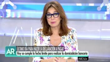 El comentario de Ana Rosa Quintana sobre lo "mucho que tiene que pagar" a Hacienda
