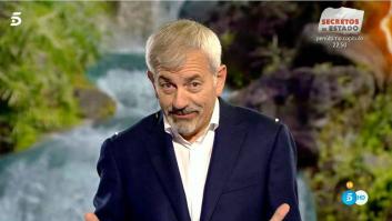 Carlos Sobera lanza una pullita a 'MasterChef' en pleno directo de 'Supervivientes'