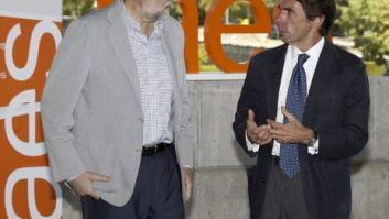 Así ha sido el reencuentro entre Aznar y Rajoy