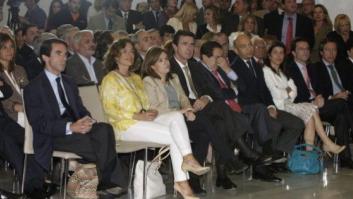 Santamaría y Soria, espectadores de la conferencia de Aznar en el Club siglo XXI