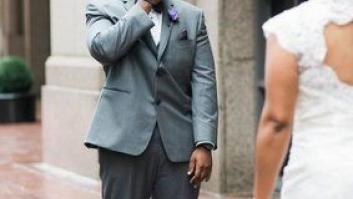 23 novios que no pudieron contener la emoción en el día de su boda (FOTOS)