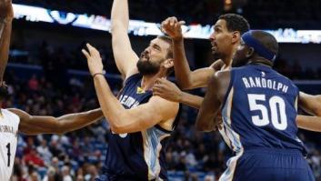 Anotación histórica para Marc Gasol: 38 puntos y 13 rebotes ante los Pelicans