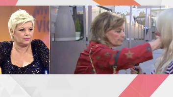 El inesperado gesto de María Teresa Campos tras esta frase de una reportera: "Has dicho la palabra..."