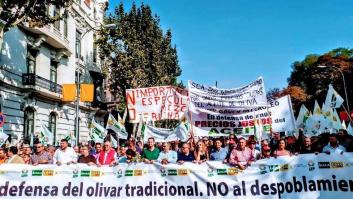 El campo se moviliza en Jaén contra los bajos precios en origen de sus productos