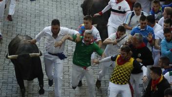 Los de Victoriano del Río protagonizan un quinto encierro sanferminero rápido