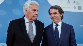 Aznar ve "devastadora" la mesa de diálogo y González la tacha de "performance" ante las elecciones catalanas